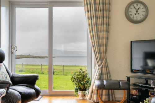 Stunning views whatever the weather from Tigh Bhan Cottage