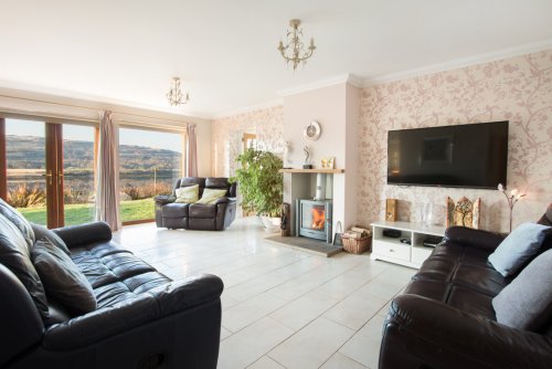 Living area with superb views