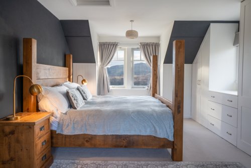 Wake up to the sight of the sea each morning from the master bedroom