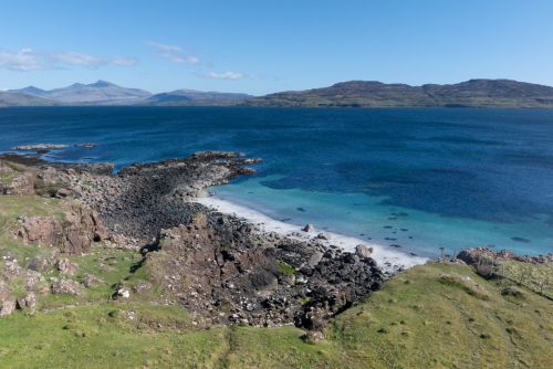 Discover the stunning sandy beaches that pepper the coast, this one is Port Burg, exposed at low tide below the cottage