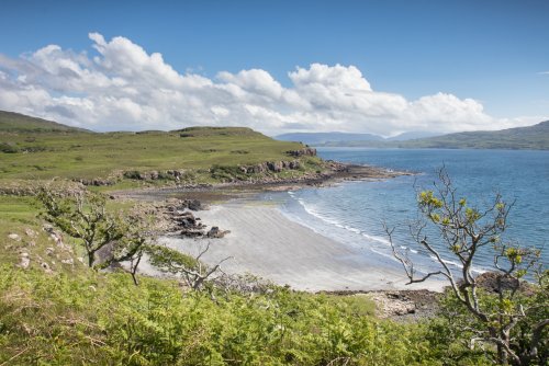 Traigh na Cille beach is less than two miles from Cuan Choluim Chille