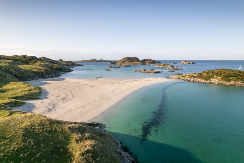 Explore the Ross of Mull's idyllic shell-sand beaches