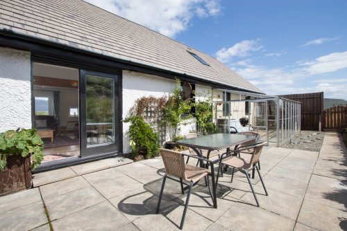 Patio area at Willowbank