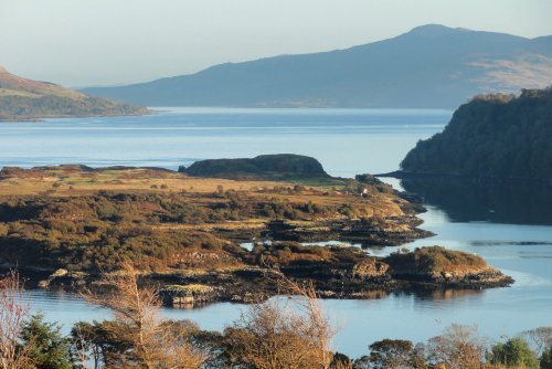 Take in views from the coast across to Calve Island