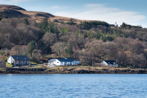 Balach Oir's idyllic location looking over the shore
