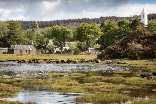 Lilybank Smiddy across the loch