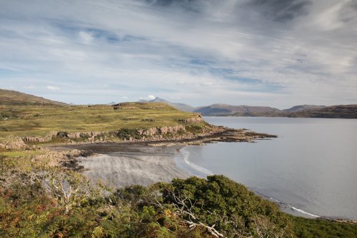 Traigh na Cille beach is a mile or so away from Puffin Cottage