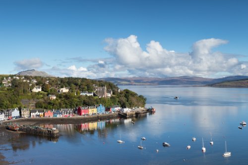 Tobermory is a twenty minute drive away