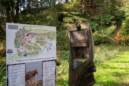 Explore the Art in Nature trail to the beach