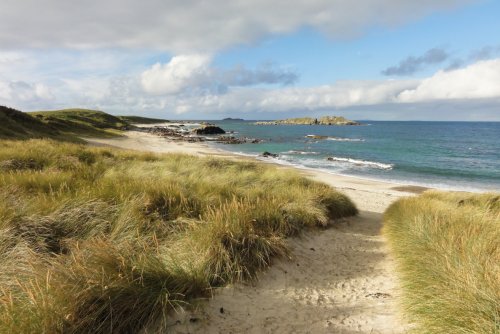 Coastline in the south west of the island