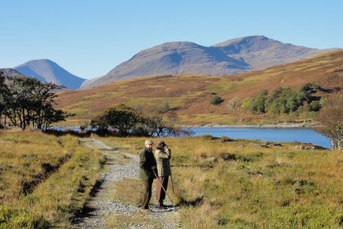 Walking around the coast track at Croggan