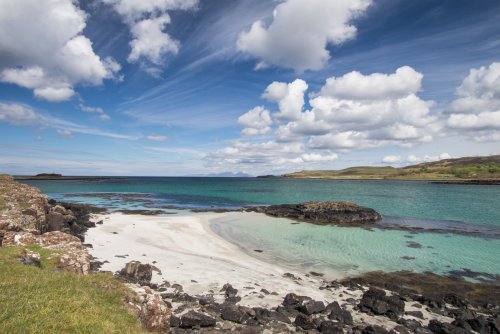 The closest beach at Croig a short walk from Witch's Cottage