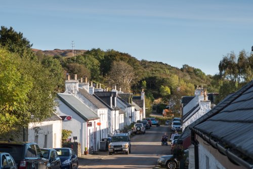 Wander along Dervaig's sleepy Main Street