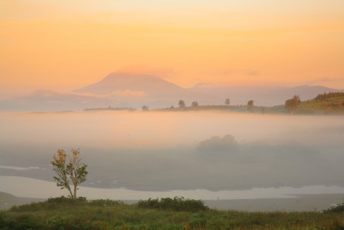 Mists over upper Loch Don near Auchnacraig Lodge