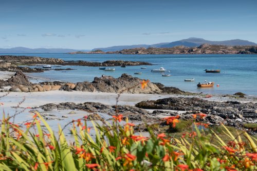 Iona is a simple 15 min boat trip across the sea