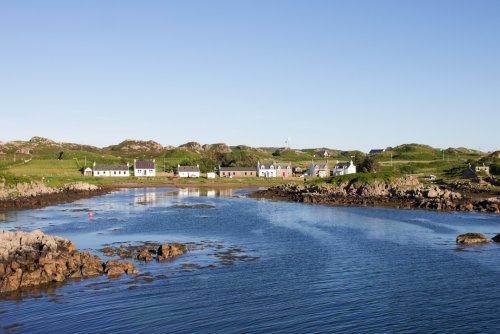 Maple Cottage is the second to last cottage moving left to right along the bay