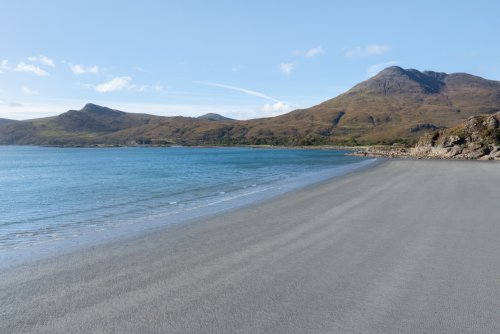 A short walk brings you to Laggan Sands beach