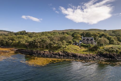 The Old Church by the shore of Loch Scridain on the Ross of Mull