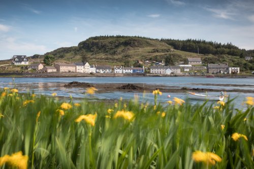 Bunessan is the nearest village, a two mile drive from the house (gravel track)