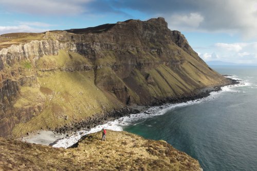 Stunning coastal scenery surrounds you when exploring the headlands around Carsaig