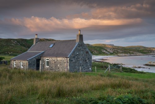 Shore Croft at sunset