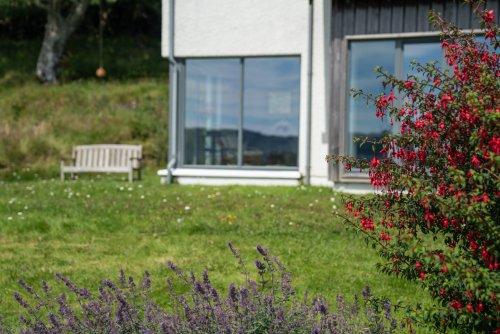 Glass frontage gives excellent views of the surrounding landscape