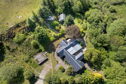 A bird's eye view of The Tontine with its beautiful gardens