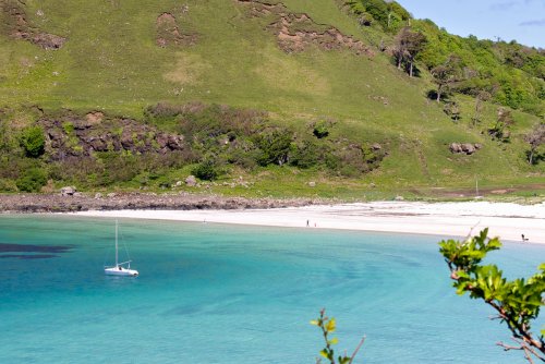 Calgary beach is a ten minute drive away