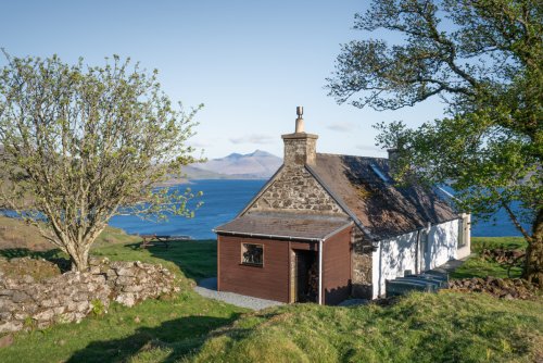 Superb sea view setting for Tostary Cottage