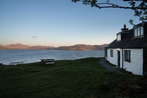 Sunset over Tostary Cottage